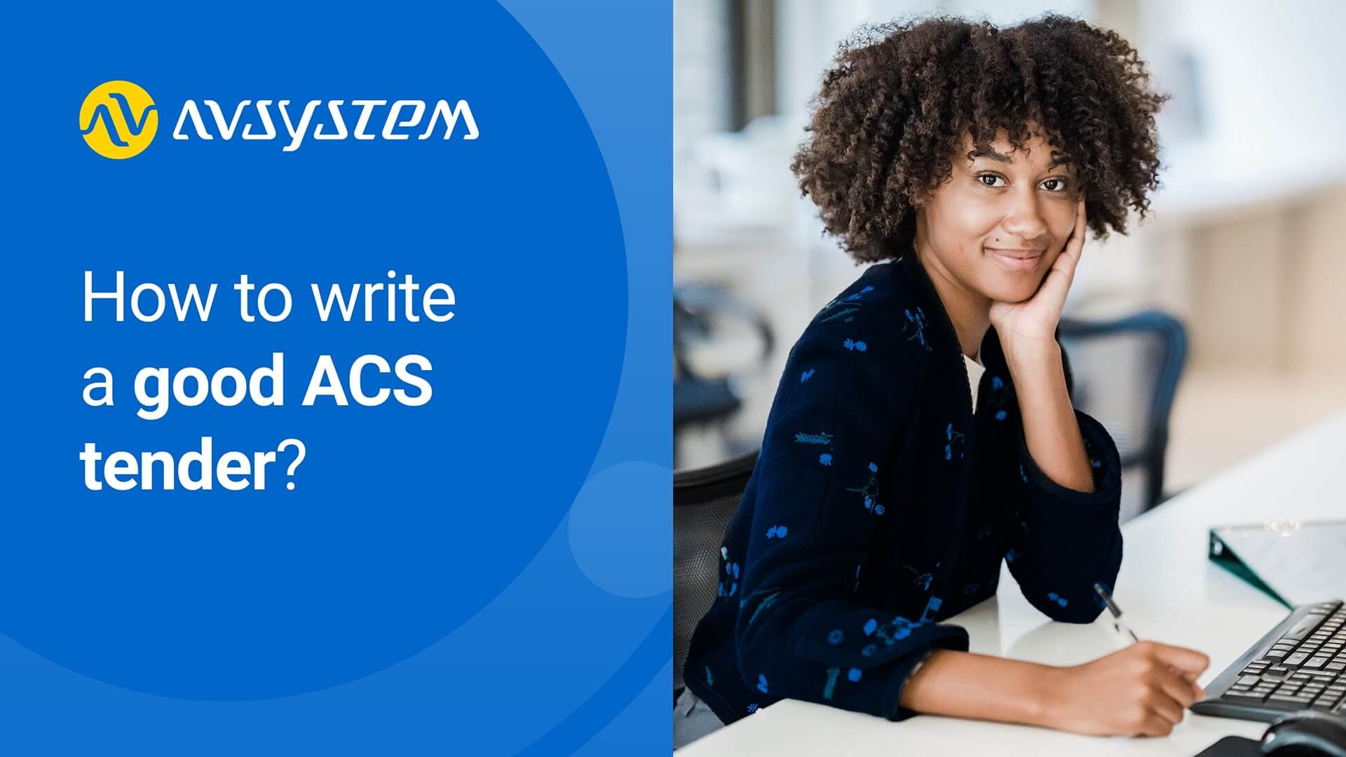 How to write a good ACS tender?